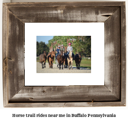 horse trail rides near me in Buffalo, Pennsylvania